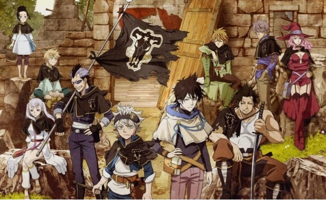 Asta sử dụng thanh kiếm chống phép thuật trong Black Clover