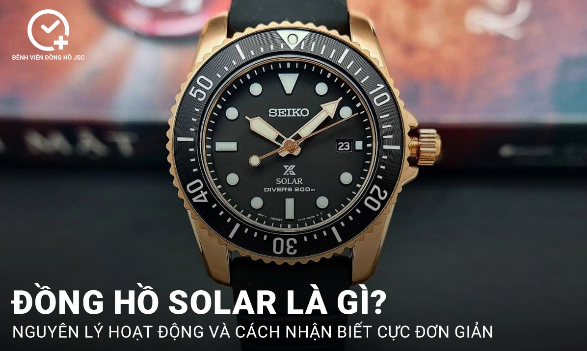 Đồng Hồ Solar Là Gì? Khám Phá Công Nghệ Năng Lượng Mặt Trời Trên Cổ Tay