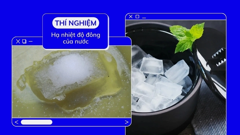 Vì sao muối làm tan băng? Nguyên lý hạ điểm đóng băng